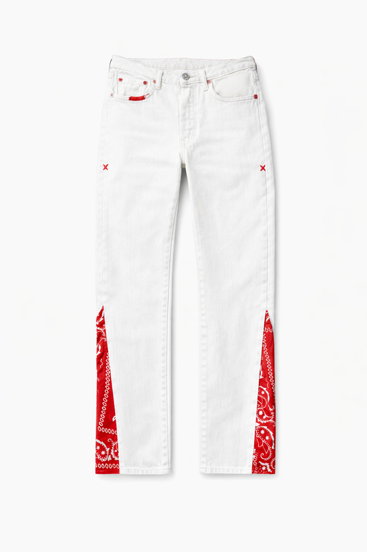 Bandana Panel Straight Jeans Collection