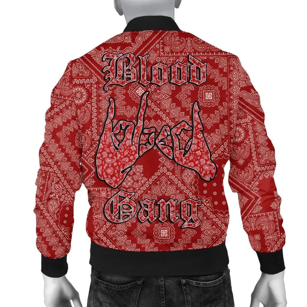 Blood Gang Red Paisley Jacket