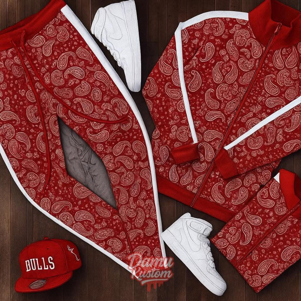 Luxury Paisley Design Track Suits