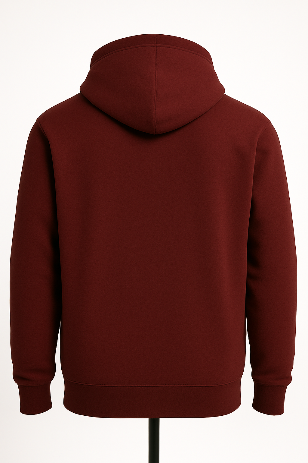MOB PIRU Burgundy Hoodie – Signature Embroidered Edition