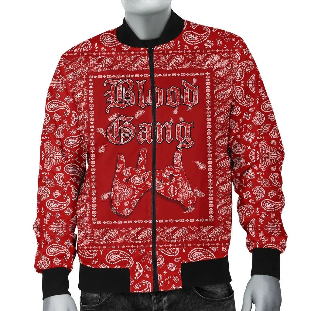 Blood Gang Red Paisley Jacket