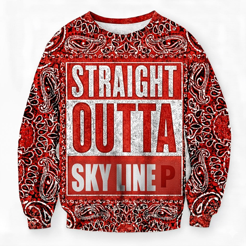 Straight Outta - Bandana Sweatshirt