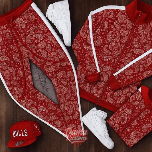 Luxury Paisley Design Track Suits